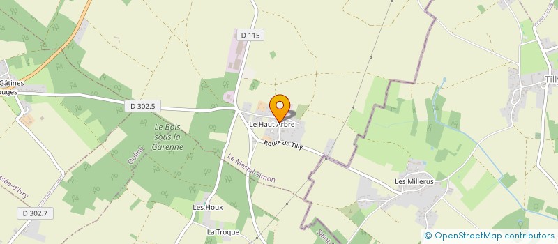 localisation de l'entreprise MONSIEUR SEBASTIEN BIGNON à LE MESNIL-SIMON