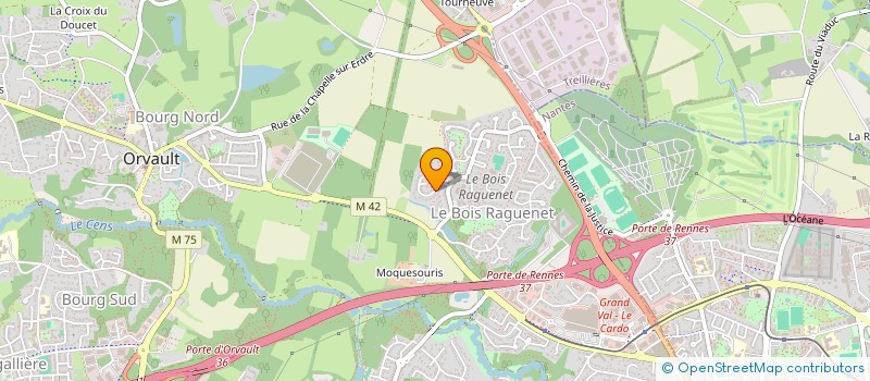 localisation de l'entreprise MONSIEUR SEBASTIEN BIGOT à ORVAULT