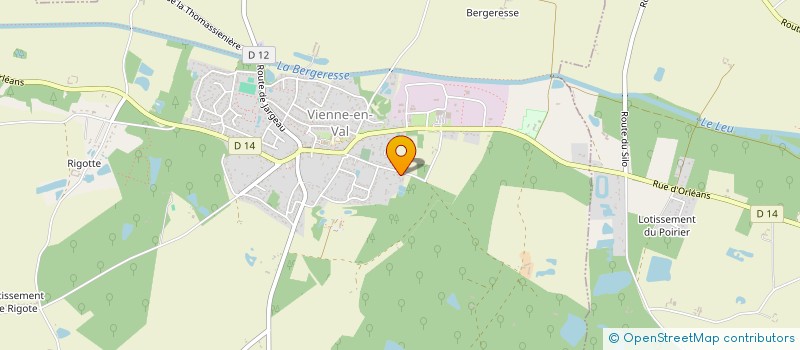 localisation de l'entreprise MONSIEUR SEBASTIEN BILLARD à VIENNE-EN-VAL