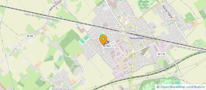 localisation de l'entreprise MONSIEUR SEBASTIEN BILLIARD  PERENCHIES