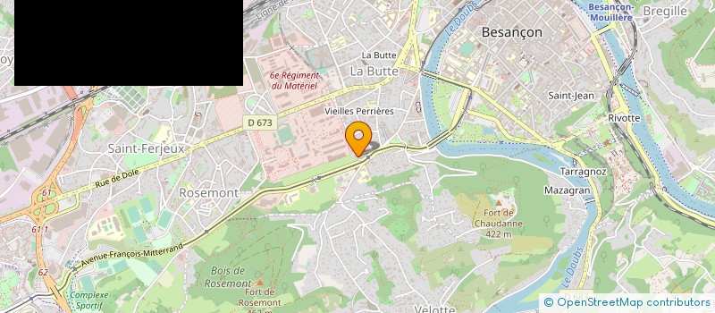 localisation de l'entreprise MONSIEUR SEBASTIEN BILLOD-MOREL à BESANCON