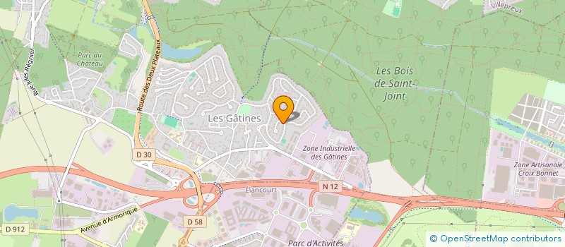 localisation de l'entreprise MONSIEUR SEBASTIEN BILLOUE  PLAISIR