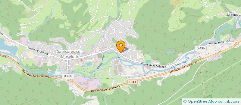 localisation de l'entreprise MONSIEUR SEBASTIEN BILON à SAULXURES-SUR-MOSELOTTE