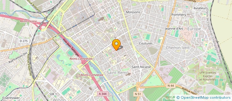 localisation de l'entreprise MONSIEUR SEBASTIEN BINDER  REIMS