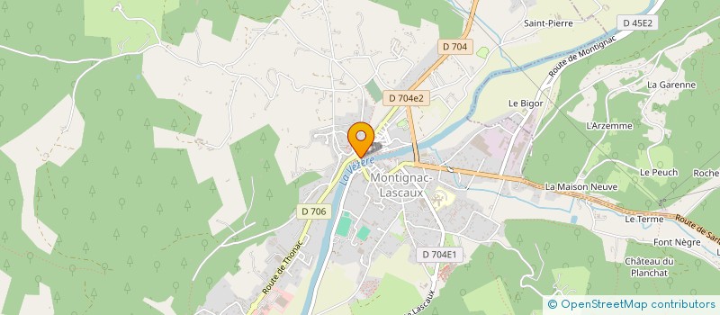 localisation de l'entreprise MONSIEUR SEBASTIEN BIRGHOFFER à MONTIGNAC-LASCAUX