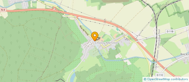 localisation de l'entreprise MONSIEUR SEBASTIEN BIRKLE  CHOLOY-MENILLOT