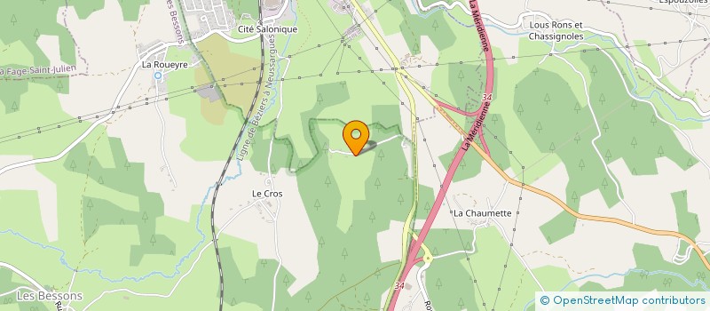 localisation de l'entreprise MONSIEUR SEBASTIEN BISCARAT  LES BESSONS