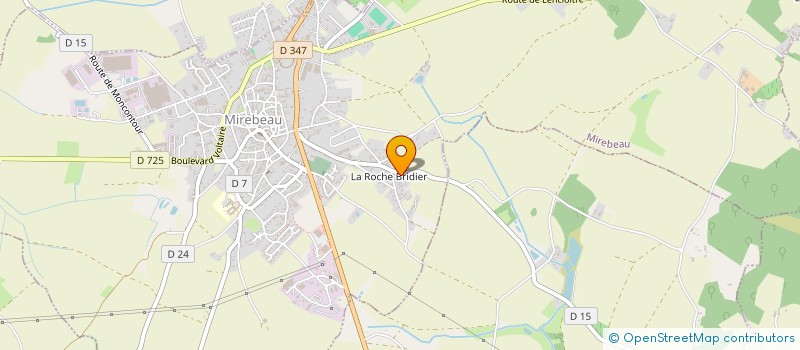 localisation de l'entreprise MONSIEUR SEBASTIEN BISCARROS à MIREBEAU
