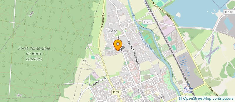 localisation de l'entreprise MONSIEUR SEBASTIEN BISCHOFF  LERY