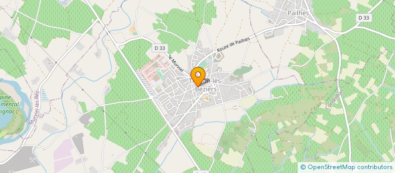 localisation de l'entreprise MONSIEUR SEBASTIEN BLACHAS  THEZAN-LES-BEZIERS