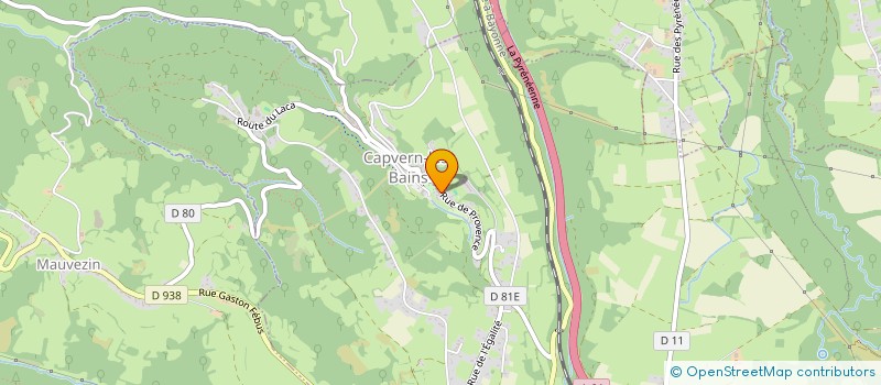 localisation de l'entreprise MONSIEUR SEBASTIEN BLAISE YVO PERE  CAPVERN