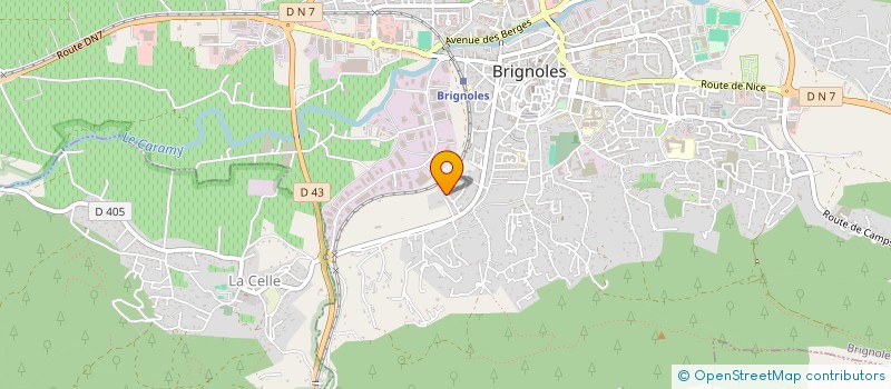 localisation de l'entreprise MONSIEUR SEBASTIEN BLANC à BRIGNOLES