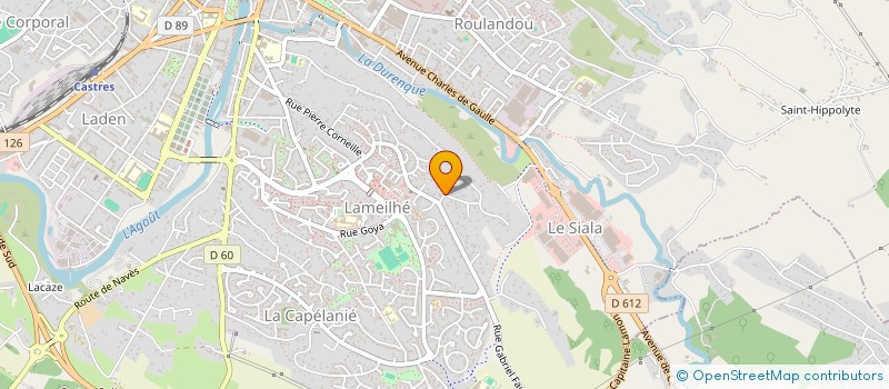 localisation de l'entreprise MONSIEUR SEBASTIEN BLANC à CASTRES