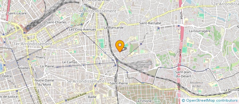 localisation de l'entreprise MONSIEUR SEBASTIEN BLANC à MARSEILLE