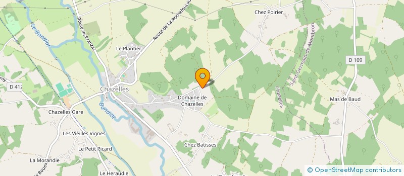 localisation de l'entreprise MONSIEUR SEBASTIEN BLANC à CHAZELLES