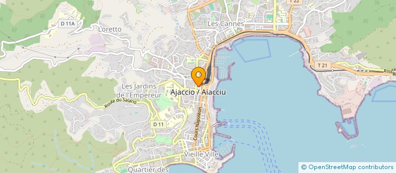localisation de l'entreprise MONSIEUR SEBASTIEN BLANC à AJACCIO