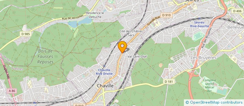 localisation de l'entreprise MONSIEUR SEBASTIEN BLANCHAIS à CHAVILLE