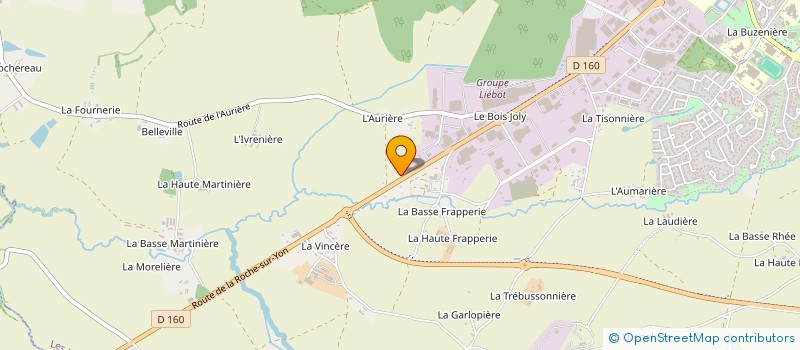 localisation de l'entreprise MONSIEUR SEBASTIEN BLANCHARD à HERBIERS (LES)