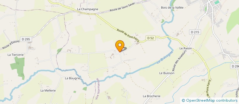 localisation de l'entreprise MONSIEUR SEBASTIEN BLANCHERE  VIRE-NORMANDIE