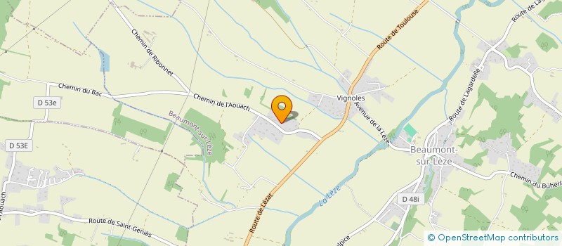 localisation de l'entreprise MONSIEUR SEBASTIEN BLANCHOT  BEAUMONT-SUR-LEZE