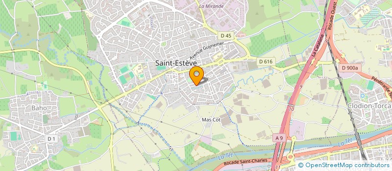 localisation de l'entreprise MONSIEUR SEBASTIEN BLANCHOUIN  SAINT-ESTEVE