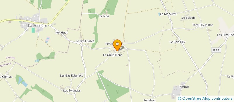 localisation de l'entreprise MONSIEUR SEBASTIEN BLANDEL  PLUMIEUX