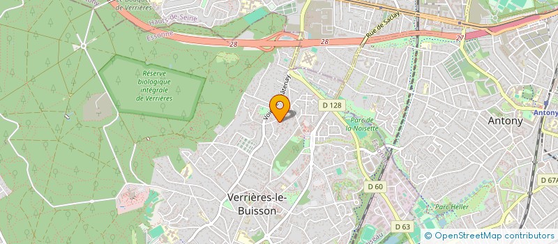 localisation de l'entreprise MONSIEUR SEBASTIEN BLANDIN à VERRIERES-LE-BUISSON