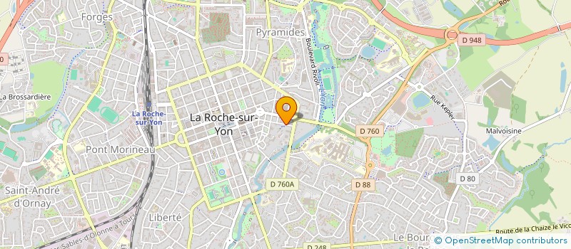 localisation de l'entreprise MONSIEUR SEBASTIEN BLANDINEAU à LA ROCHE-SUR-YON
