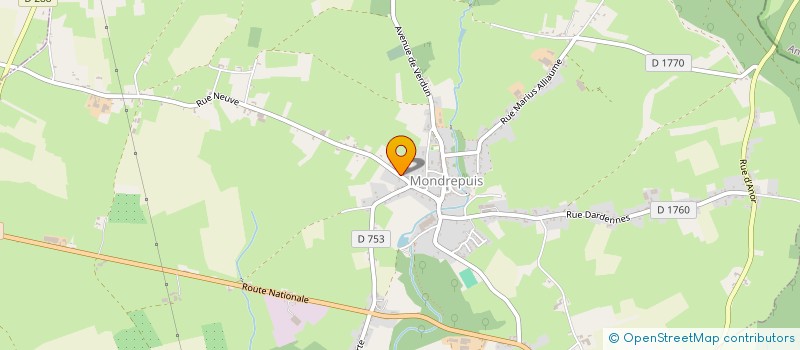 localisation de l'entreprise MONSIEUR SEBASTIEN BLASSELLE  MONDREPUIS