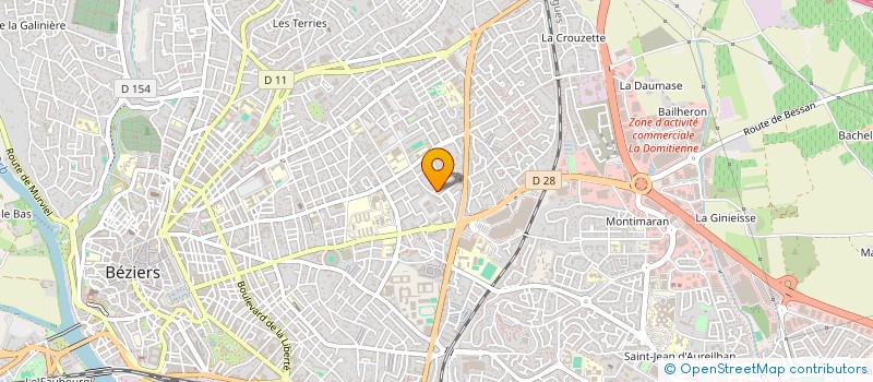 localisation de l'entreprise MONSIEUR SEBASTIEN BLAUDEZ  BEZIERS