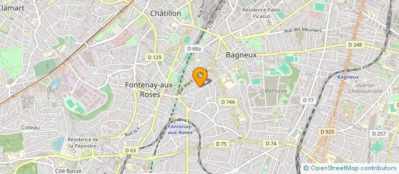 localisation de l'entreprise MONSIEUR SEBASTIEN BLAZQUEZ à FONTENAY-AUX-ROSES