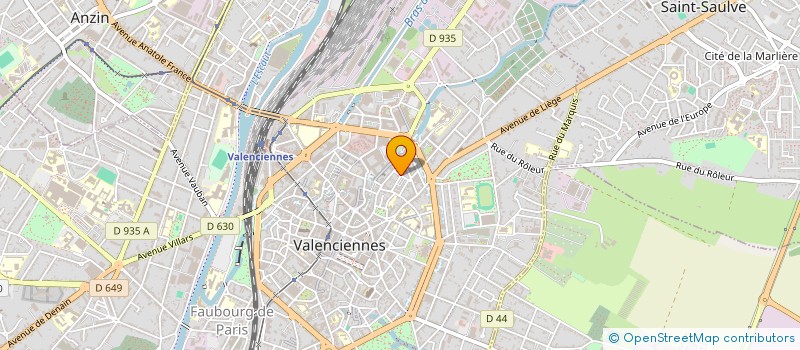 localisation de l'entreprise MONSIEUR SEBASTIEN BLIN à VALENCIENNES