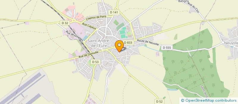 localisation de l'entreprise MONSIEUR SEBASTIEN BLONDEAU  SAINT-ANDRE-DE-L'EURE