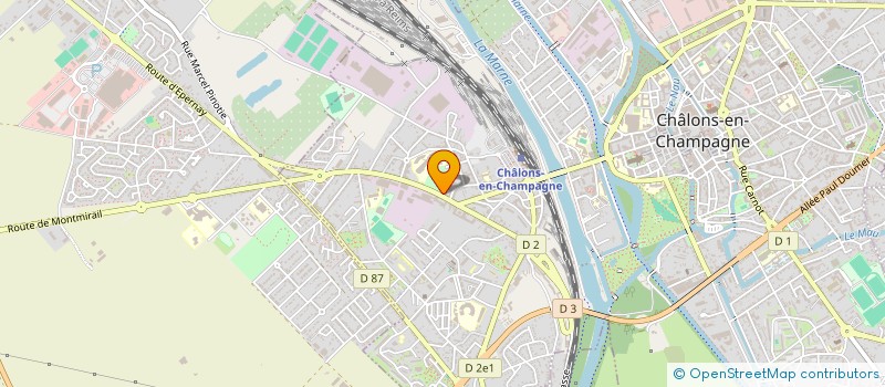 localisation de l'entreprise MONSIEUR SEBASTIEN BLONDEEL à CHALONS-EN-CHAMPAGNE