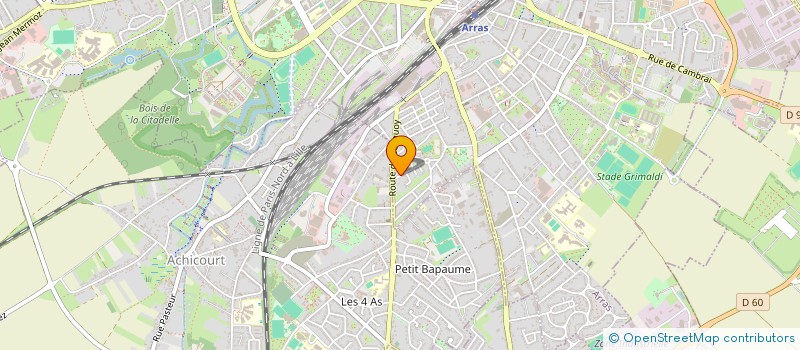 localisation de l'entreprise MONSIEUR SEBASTIEN BLONDELLE  ARRAS