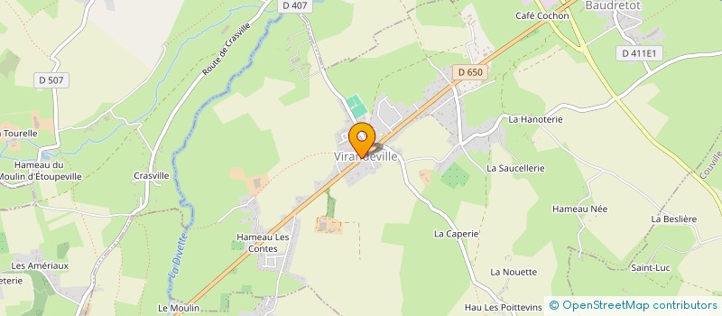 localisation de l'entreprise MONSIEUR SEBASTIEN BLOT  VIRANDEVILLE