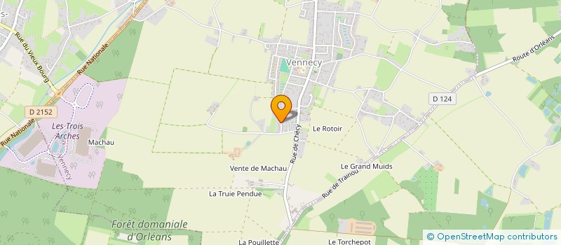 localisation de l'entreprise MONSIEUR SEBASTIEN BLOTIERE à VENNECY