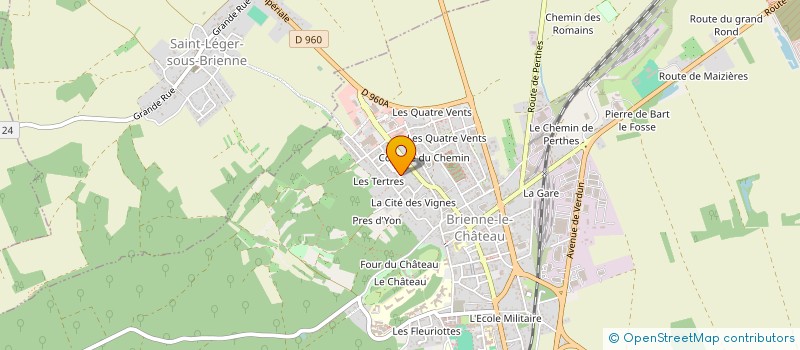 localisation de l'entreprise MONSIEUR SEBASTIEN BLOUET à BRIENNE-LE-CHATEAU