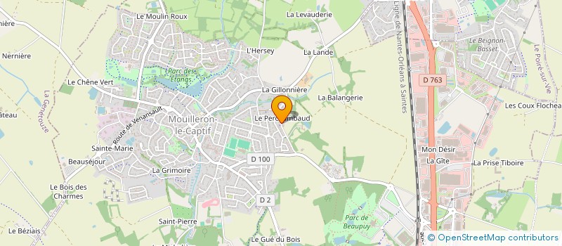 localisation de l'entreprise MONSIEUR SEBASTIEN BOCQUIER à MOUILLERON-LE-CAPTIF