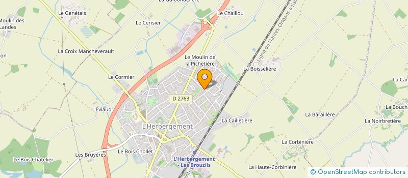 localisation de l'entreprise MONSIEUR SEBASTIEN BODART  L'HERBERGEMENT