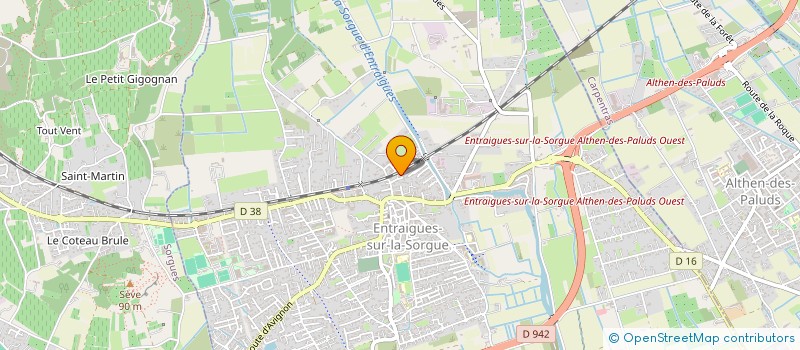 localisation de l'entreprise MONSIEUR SEBASTIEN BOISFER  ENTRAIGUES-SUR-LA-SORGUE