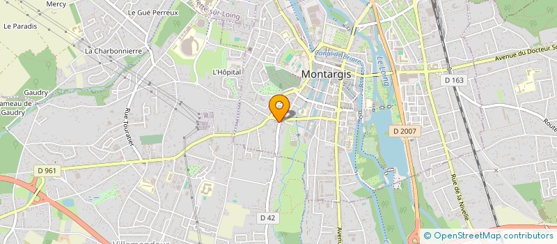 localisation de l'entreprise MONSIEUR SEBASTIEN BOISSON à MONTARGIS