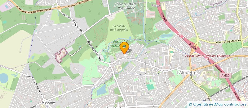 localisation de l'entreprise MONSIEUR SEBASTIEN BOITEL  PESSAC