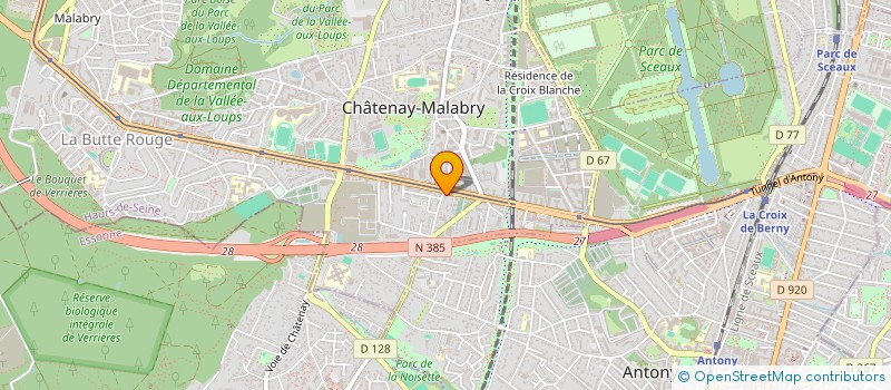 localisation de l'entreprise MONSIEUR SEBASTIEN BOITEUX  CHATENAY-MALABRY