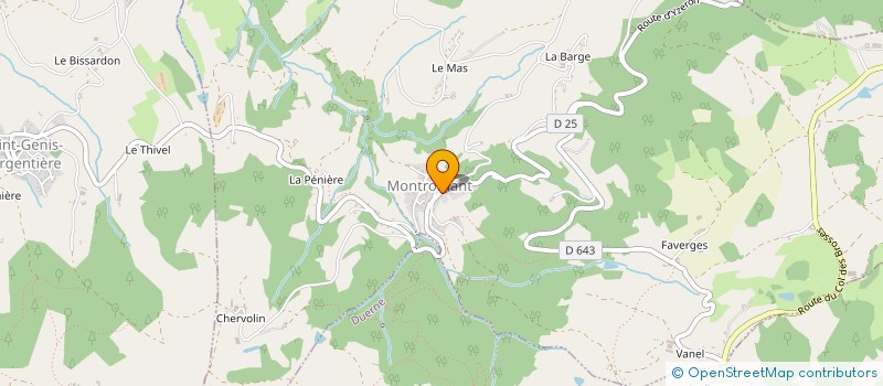 localisation de l'entreprise MONSIEUR SEBASTIEN BOKEY  MONTROMANT