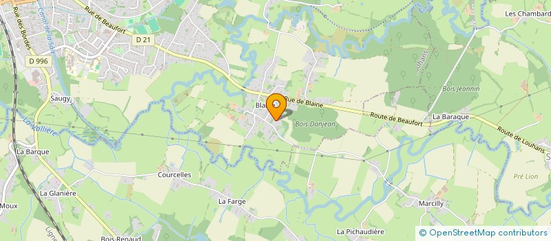localisation de l'entreprise MONSIEUR SEBASTIEN BON à LOUHANS