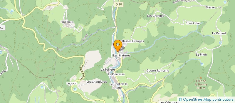 localisation de l'entreprise MONSIEUR SEBASTIEN BONETY à SAINT-VINCENT-DE-REINS