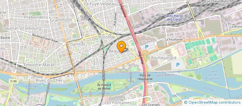 localisation de l'entreprise MONSIEUR SEBASTIEN BONNARGENT  TOURS