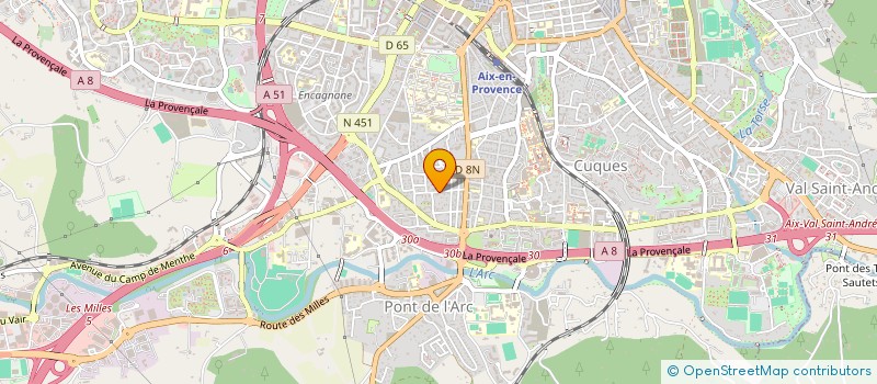 localisation de l'entreprise MONSIEUR SEBASTIEN BONNET à AIX-EN-PROVENCE