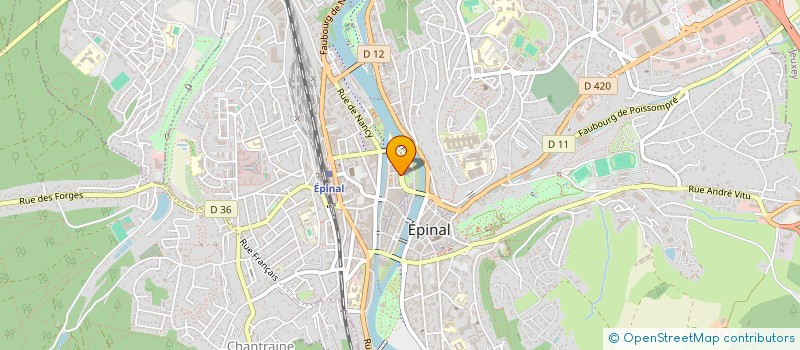 localisation de l'entreprise MONSIEUR SEBASTIEN BONNET  EPINAL